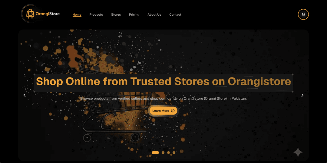 E-Commerce Marketplace Platform Development – OrangiStore