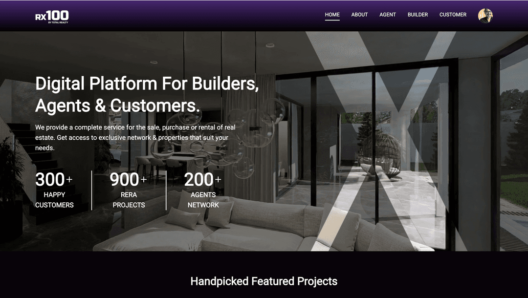RX100 - Real Estate Platform