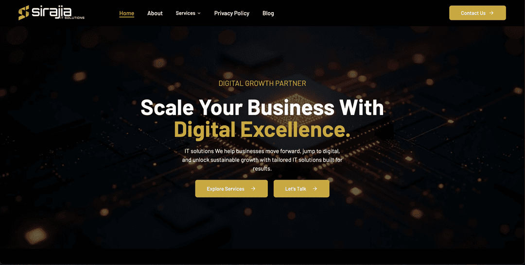 IT Solutions Company Website Development & Digital Branding